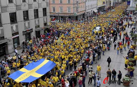 瑞典队逆转克莱恩，晋级欧锦赛半决赛